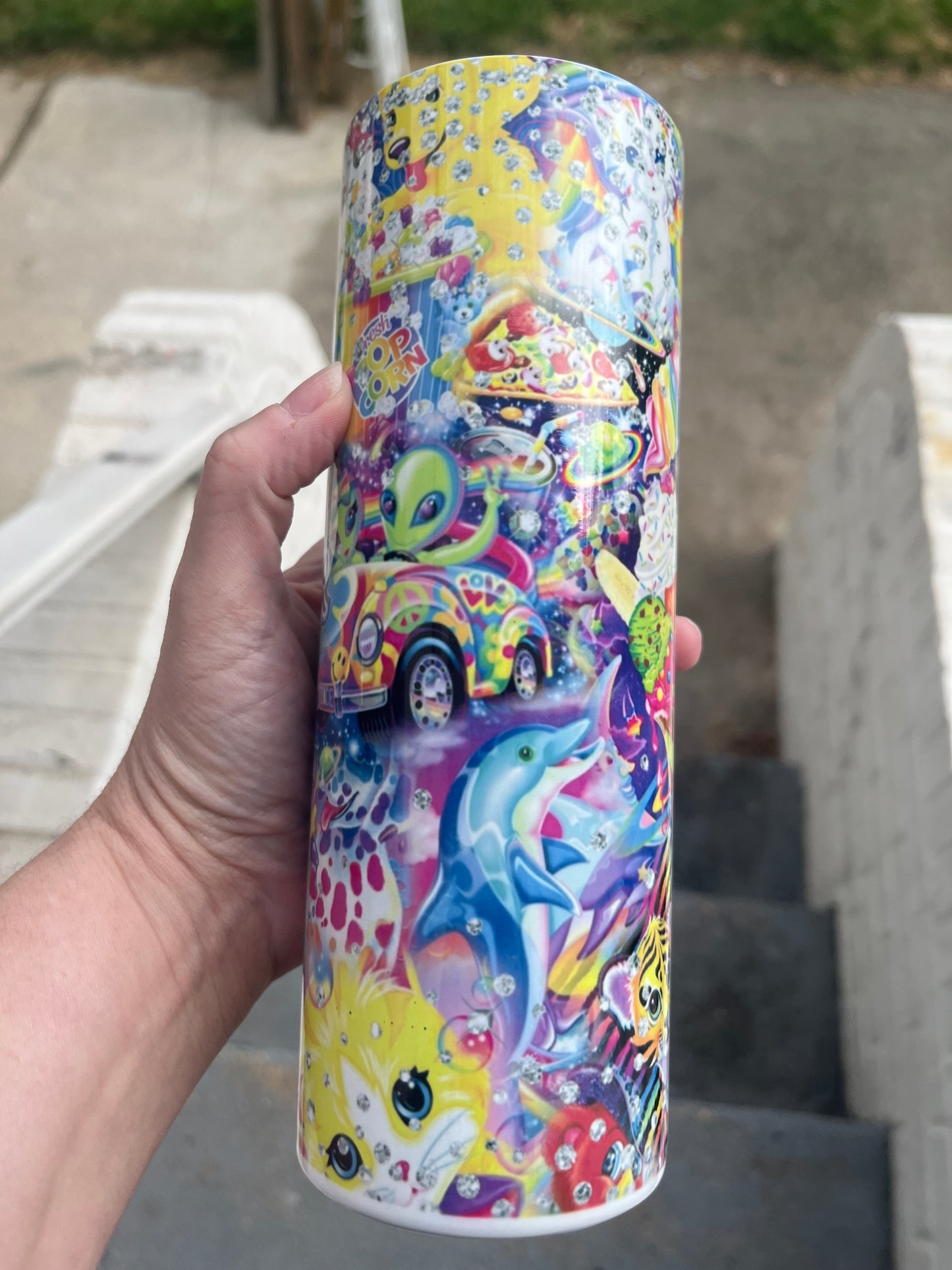 Lisa Frank 20oz stainless steel tumbler