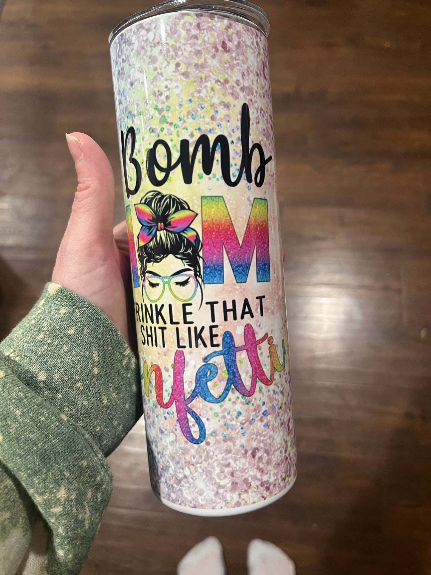 Fbomb mom 20oz stainless steel tumbler