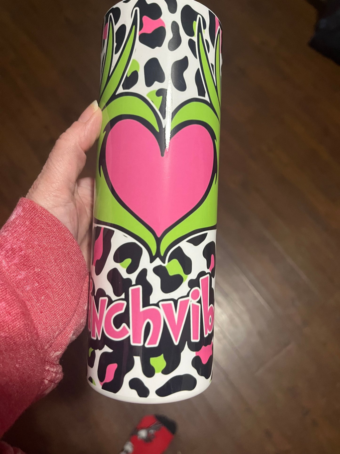 Grinchvibes 20oz stainless steel tumbler