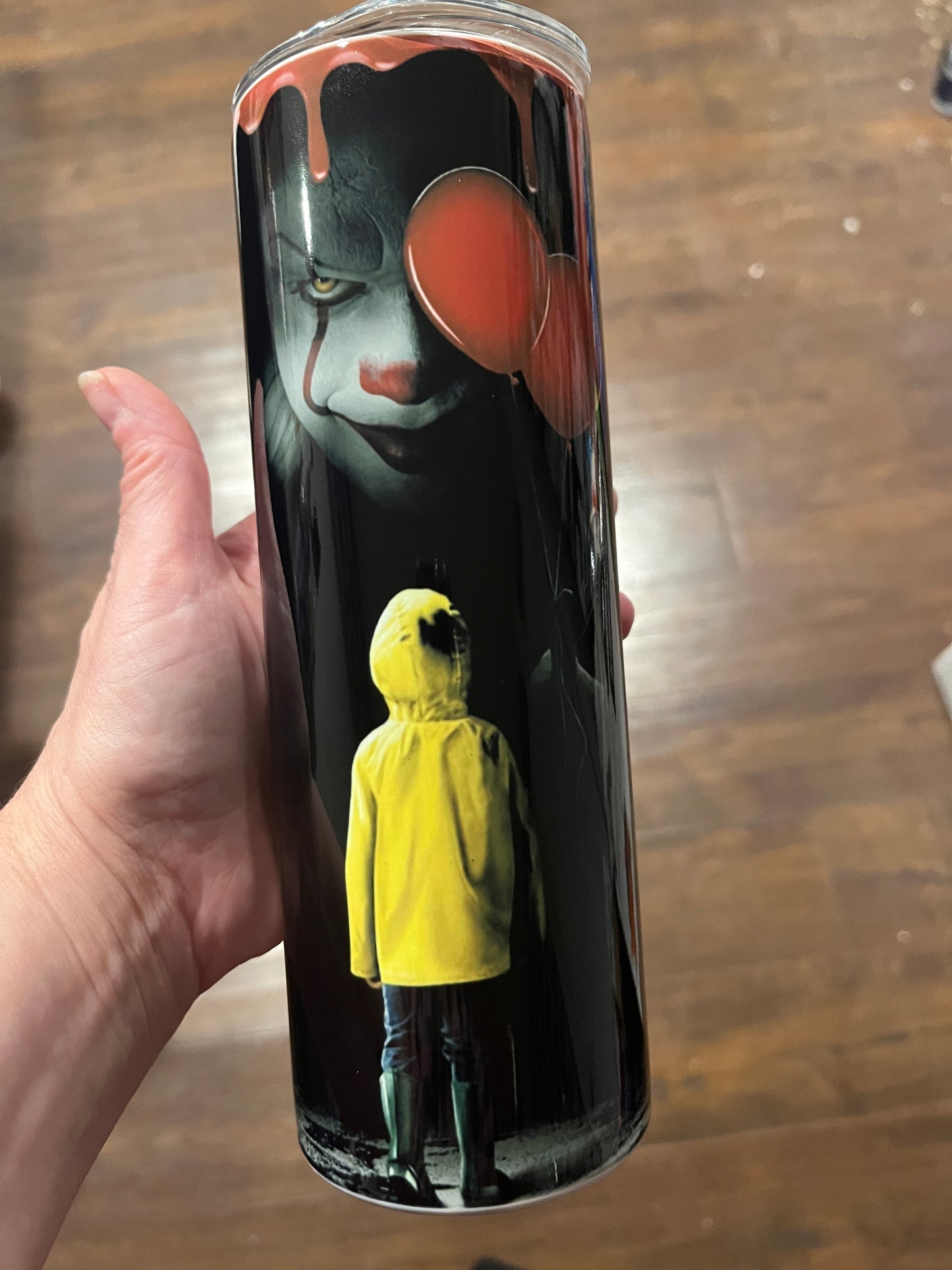 We all float down here 20oz stainless steel tumbler