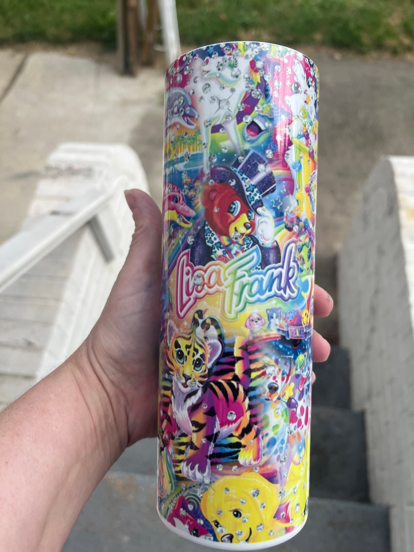 Lisa Frank 20oz stainless steel tumbler