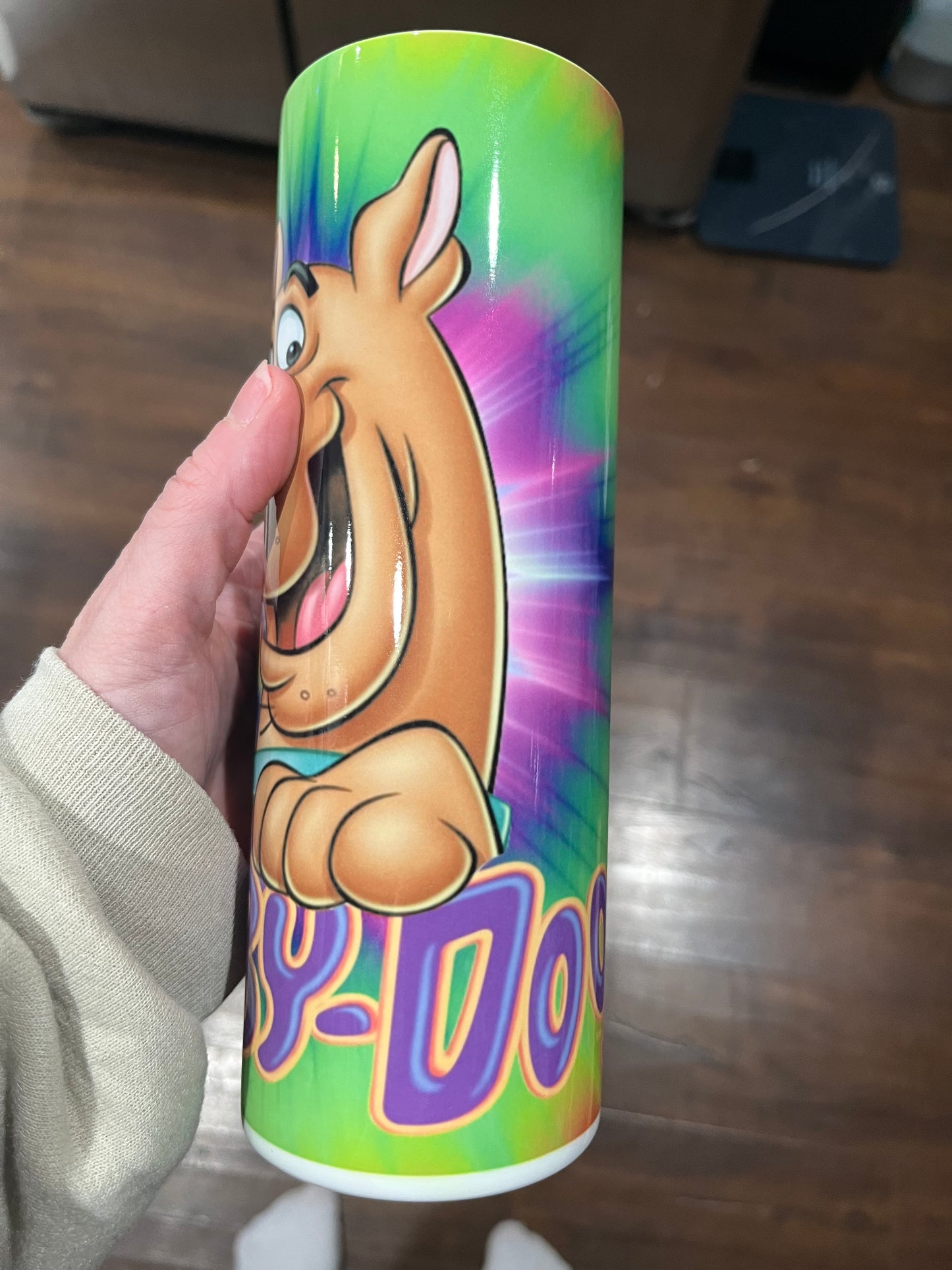 Scooby tie dye 20oz tumbler