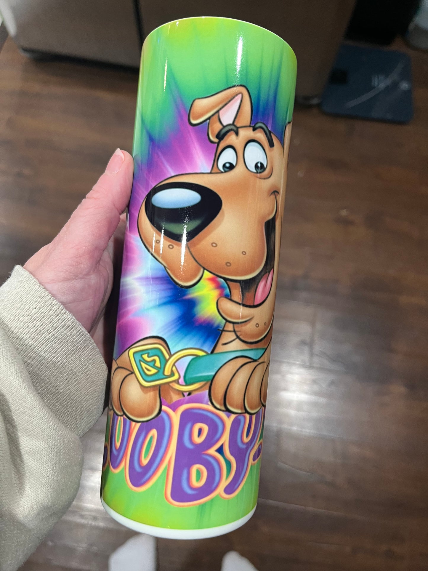 Scooby tie dye 20oz tumbler