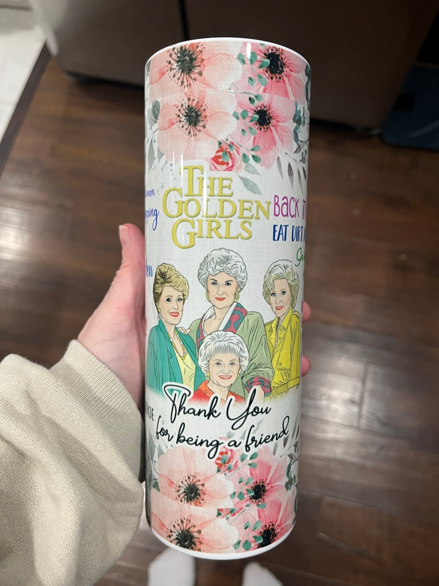 Thank you for being a friend golden girls 20oz tumbler