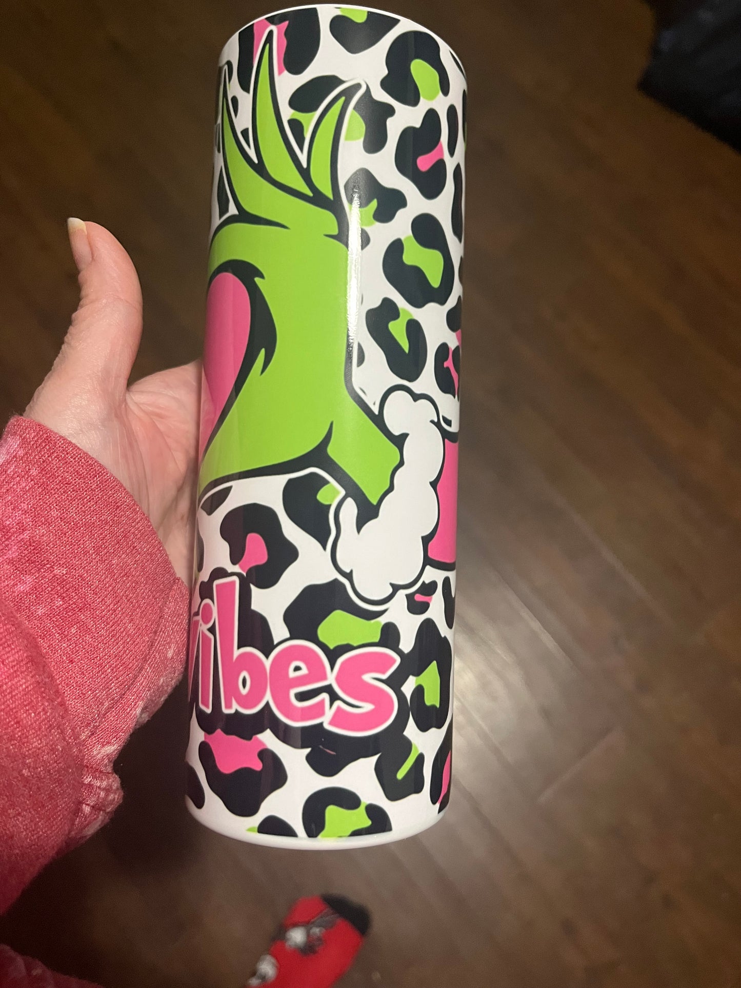 Grinchvibes 20oz stainless steel tumbler