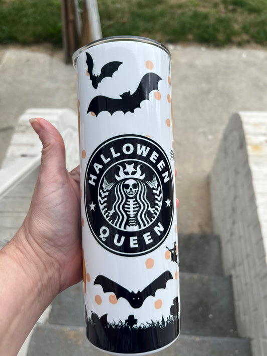 Halloween queen 20oz stainless steel tumbler