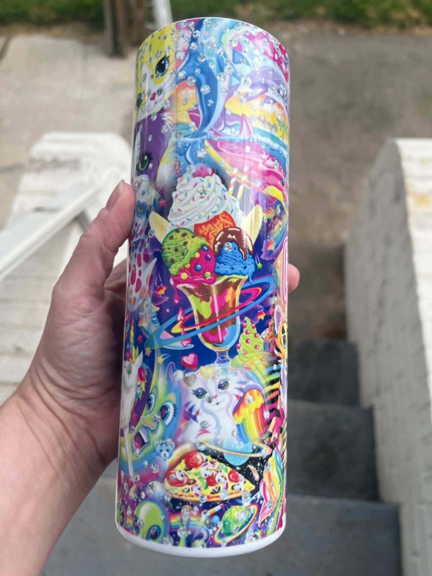 Lisa Frank 20oz stainless steel tumbler